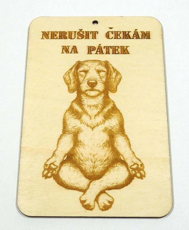 Cedulka čekám na pátek