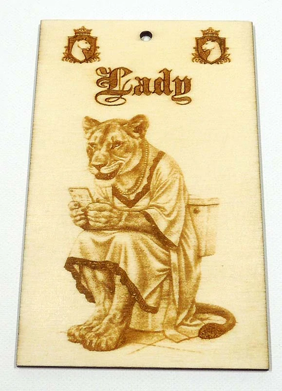 Cedulka Lodr a Lady