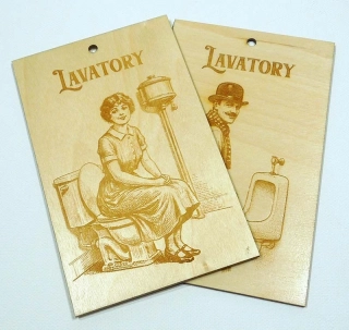 Cedulka Lavatory