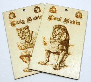 Cedulka Lodr a Lady kabin